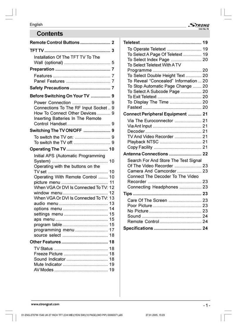 Strong SRT L 2750 User manual Strong SRT L 2750 User manual