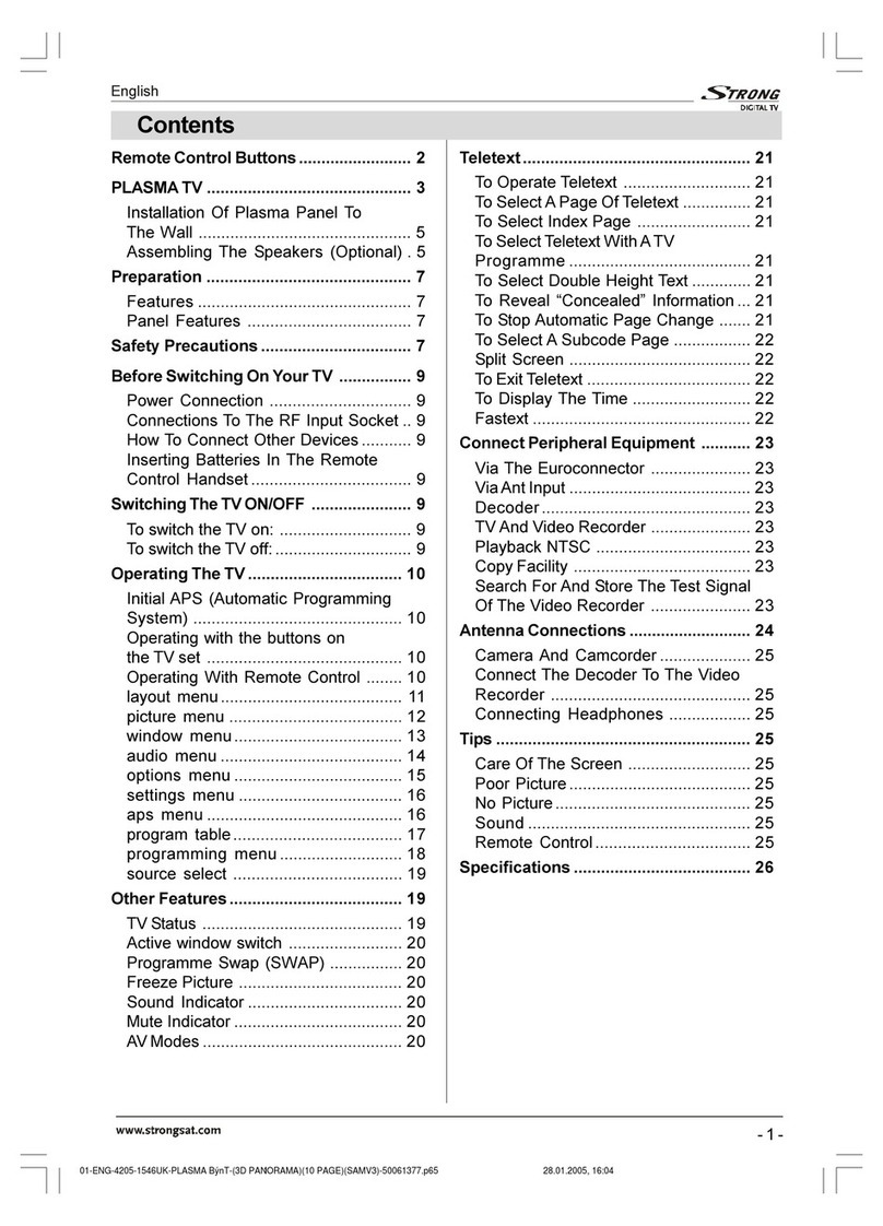 Strong SRT P 4205 User manual Strong SRT P 4205 User manual