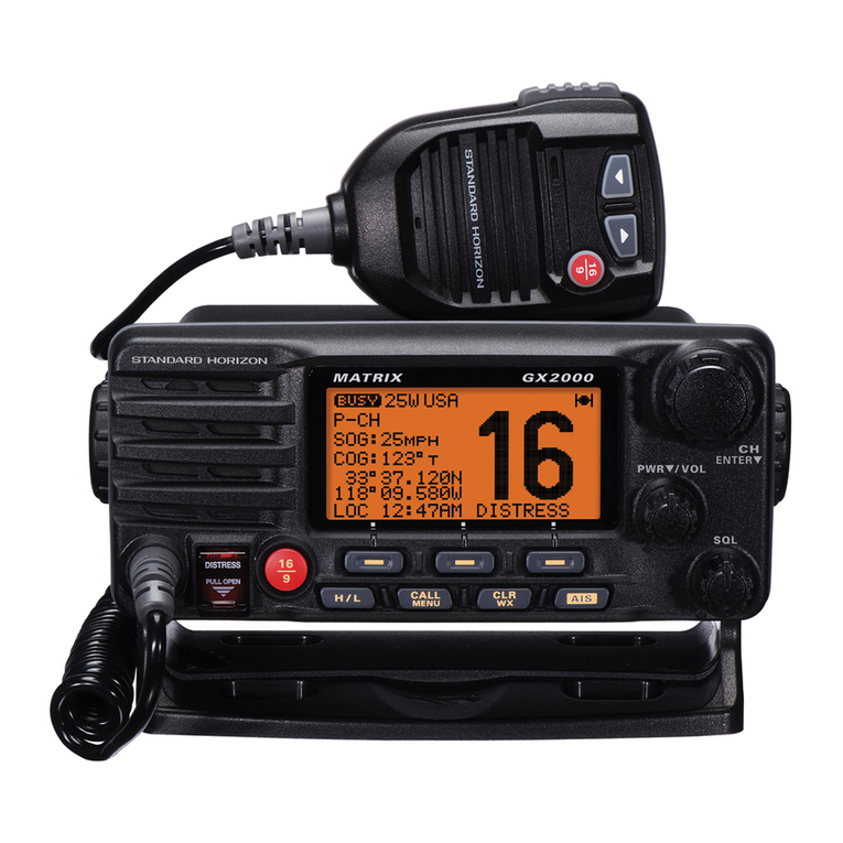 Standard Horizon GX2150 User manual