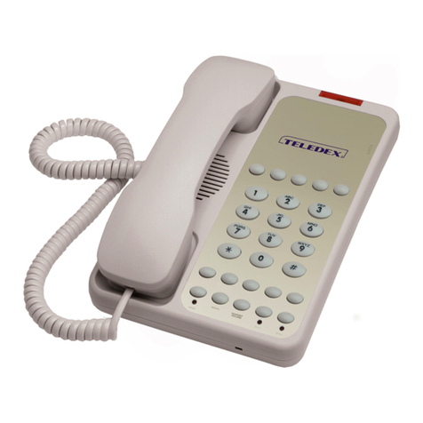Teledex Opal Series 1010S User manual