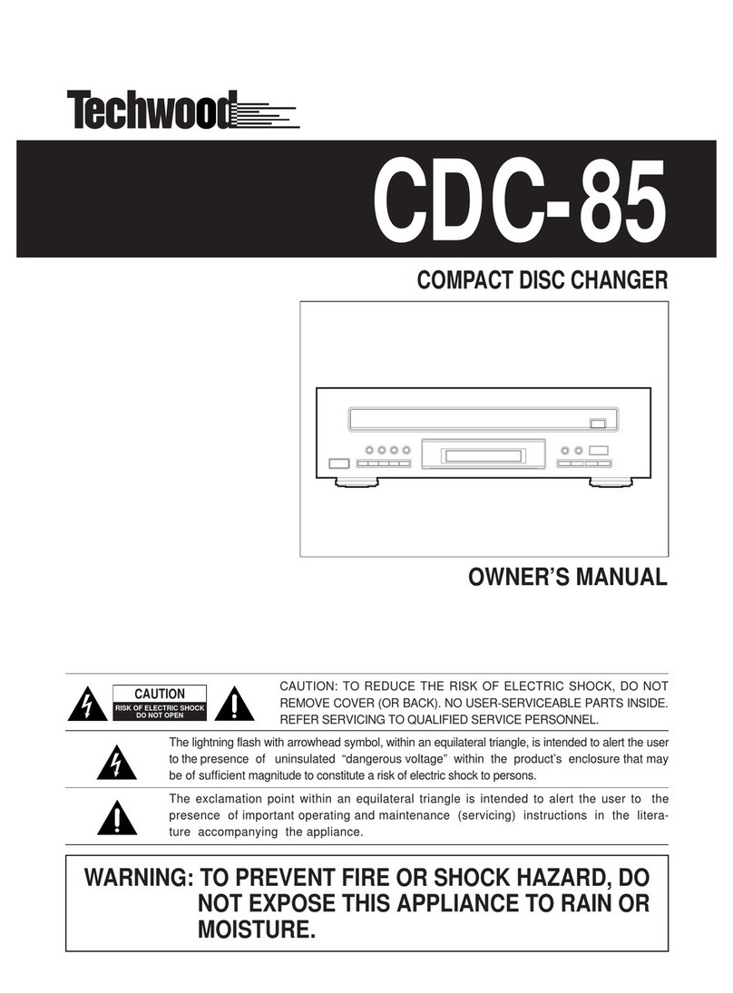 TECHWOOD CDC-85 User manual
