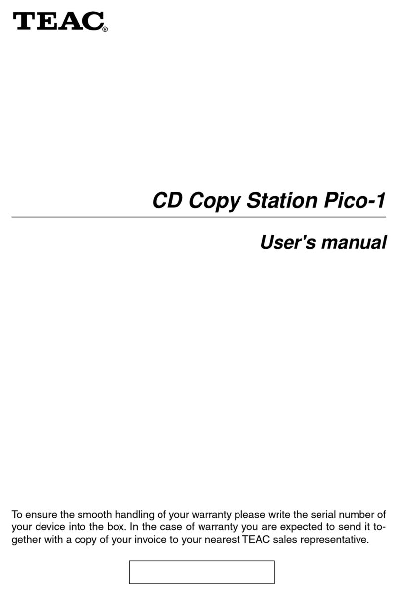 Teac Pico-1 User manual