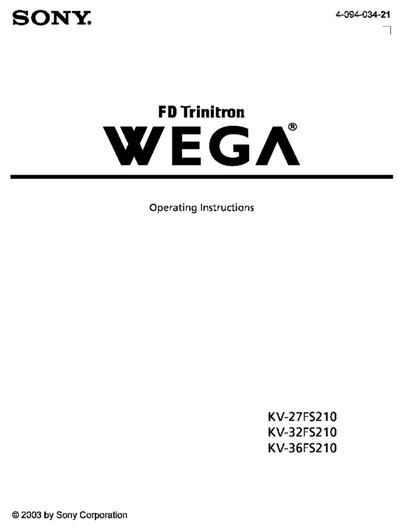 Sony KV-32FS210 User manual