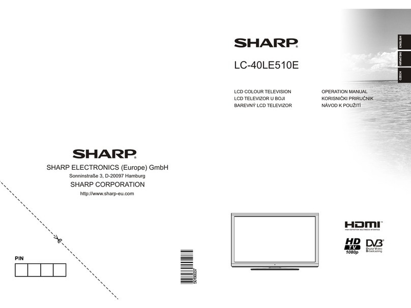 Sharp LC-40LE510E User manual