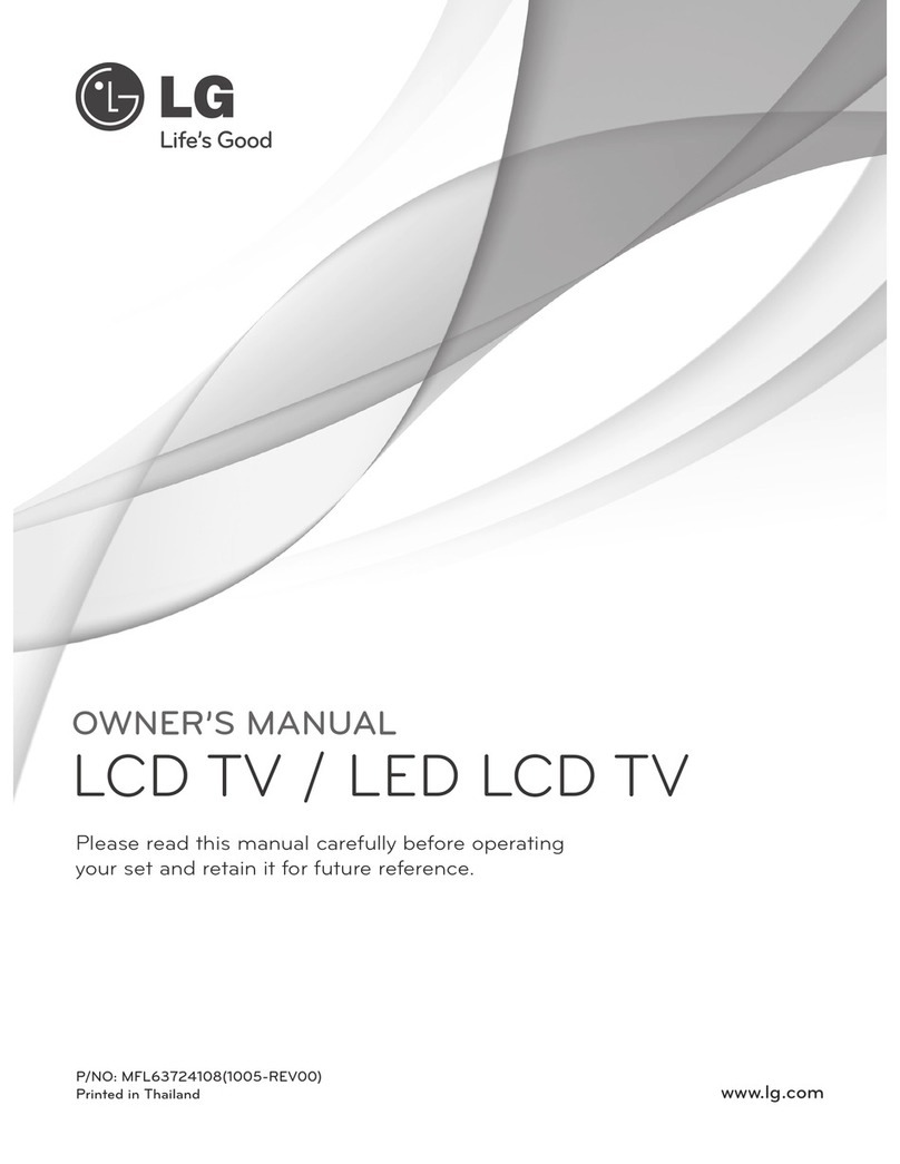 LG LCD TV / LED LCD TV User manual