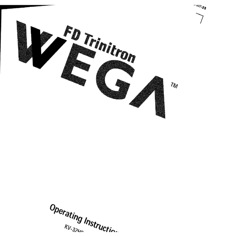 Sony WEGA KV 32HS20 User manual