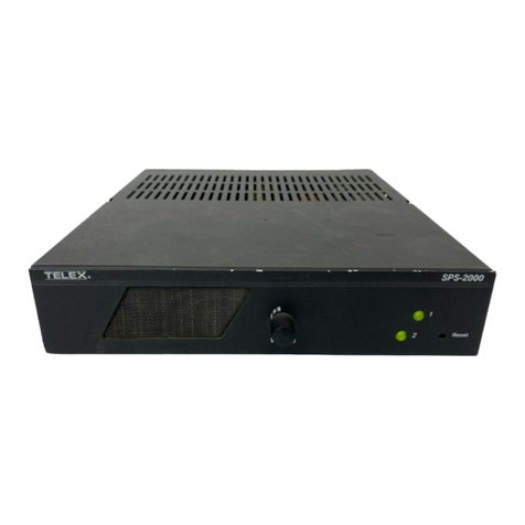 Telex Audiocom SPS-2000 User manual