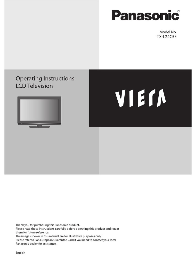 Panasonic Viera TX-L24C5E User manual
