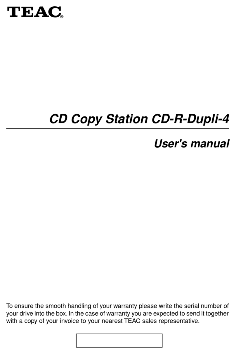 Teac CD-R-Dupli-4 User manual