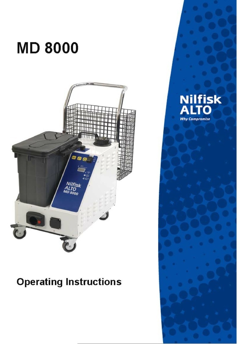 Nilfisk-ALTO MD 8000 operating instructions