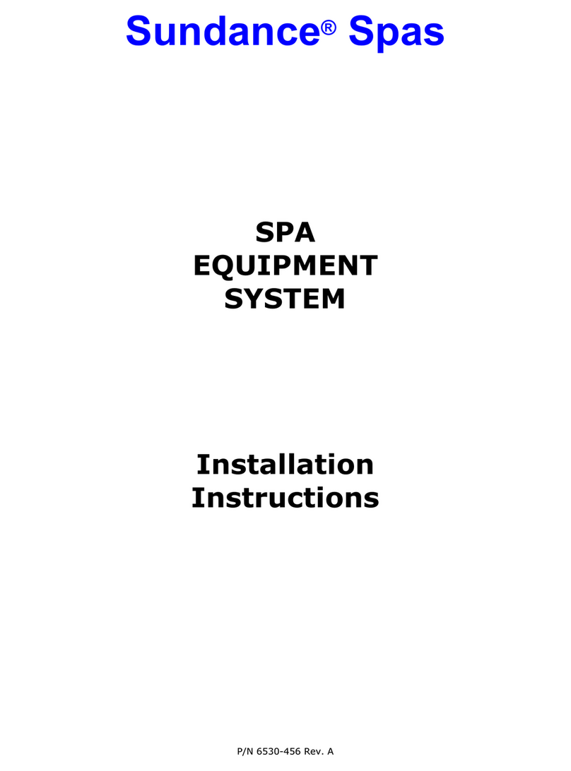 Sundance Spas Spas User manual Sundance Spas Spas User manual