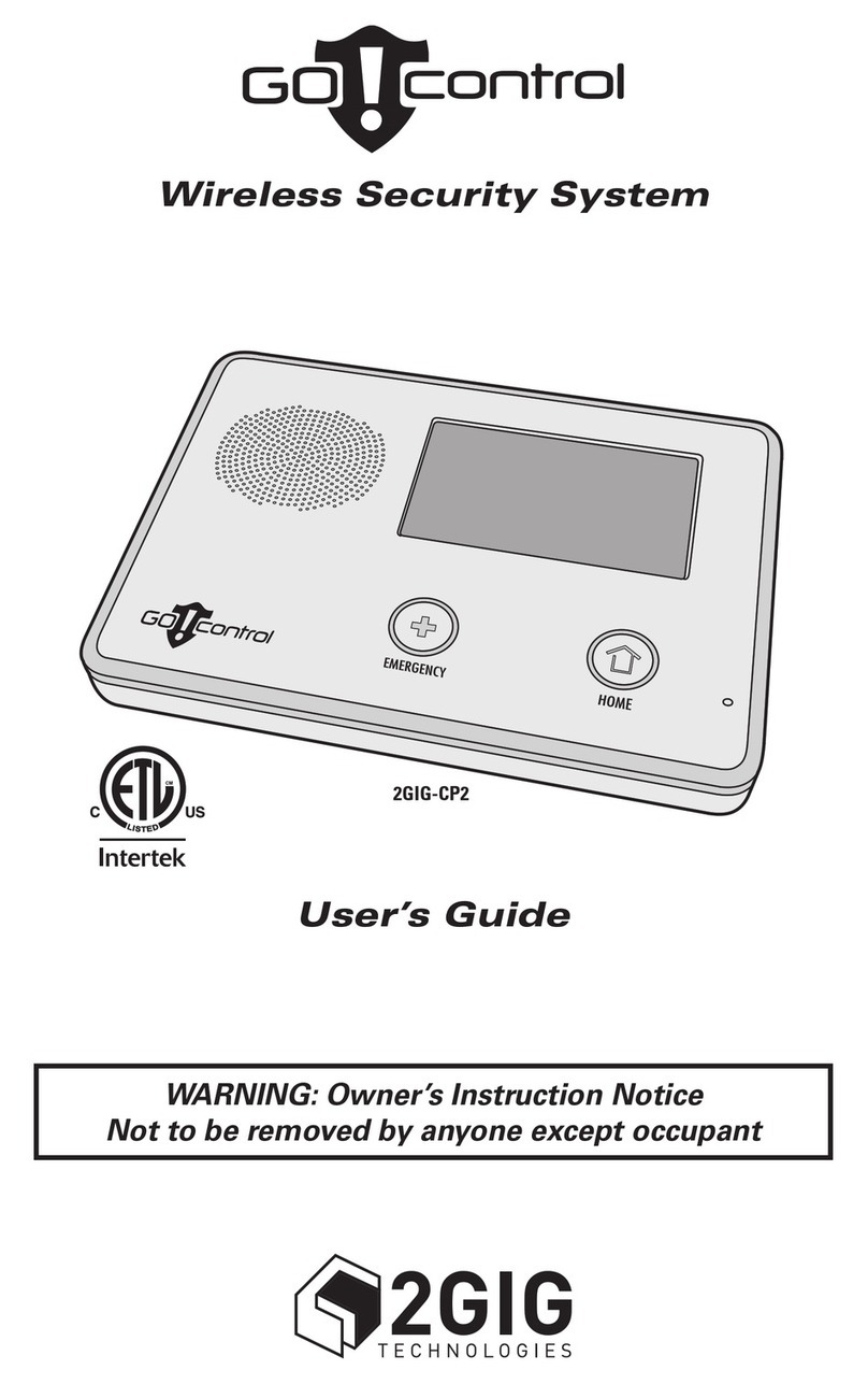 Gocontrol 2GIG-CP2 user guide