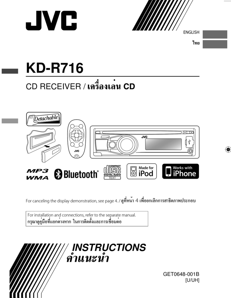 JVC KD-R716 User manual