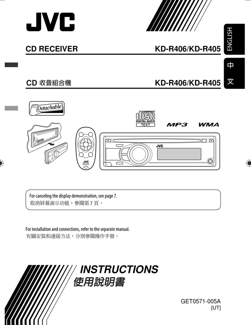 JVC KD-R406 instructions