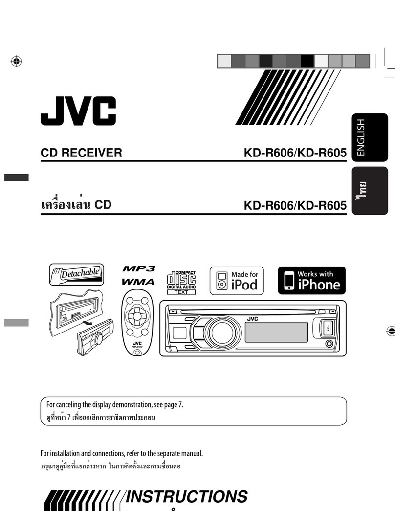 JVC KD-R606 User manual