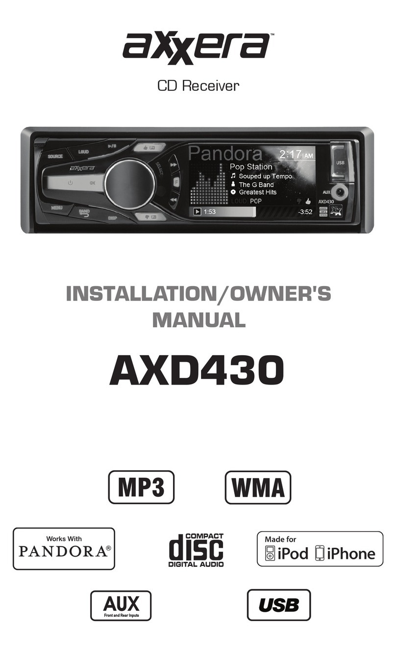 Axxera AXD430 Operating instructions
