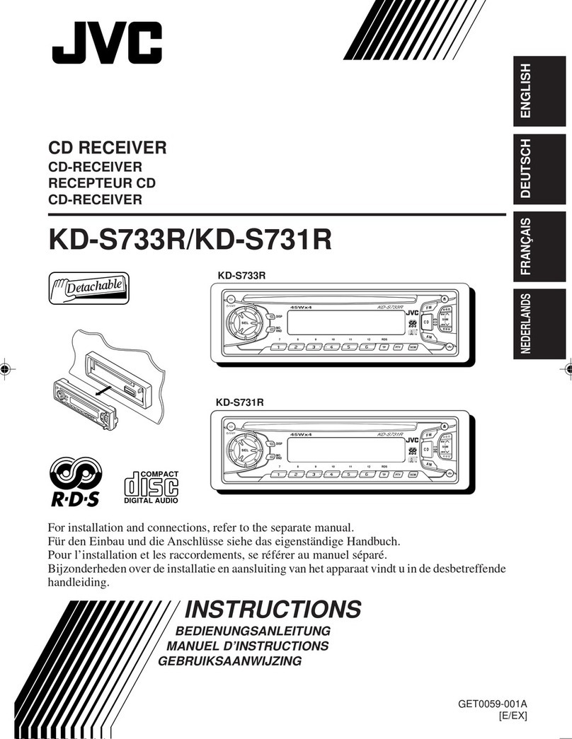 JVC KD-S733R User manual