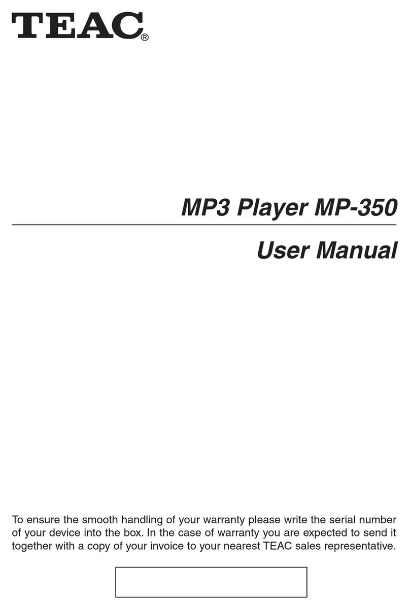 Teac MP-350 user manual