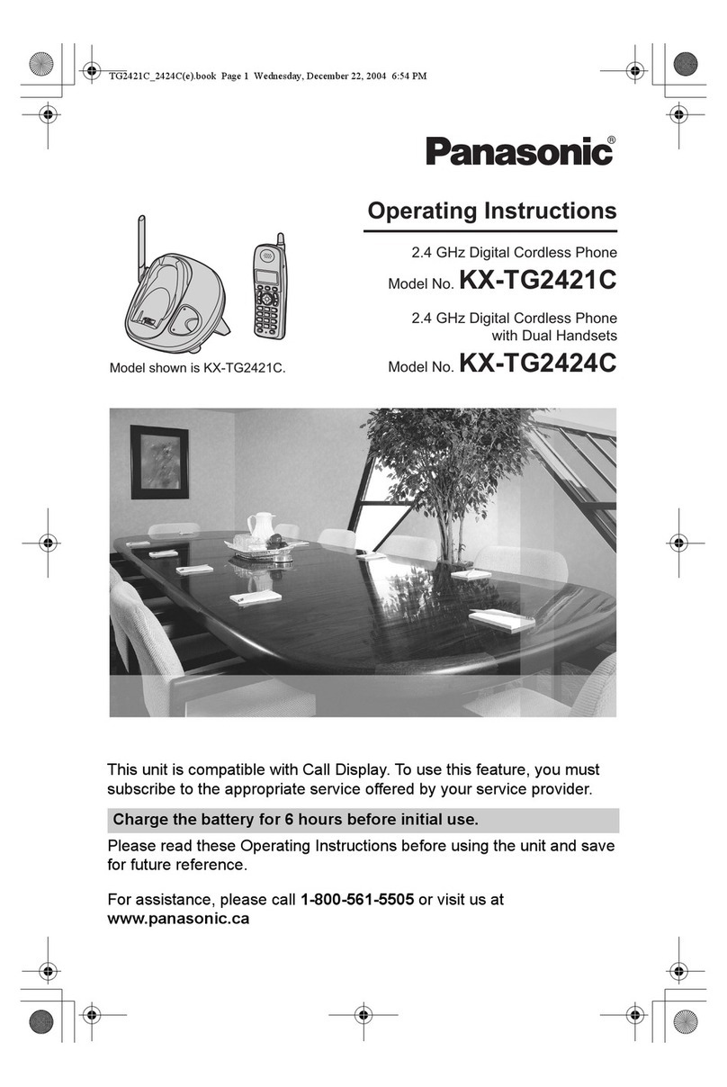 Panasonic KX-TG2421C User manual