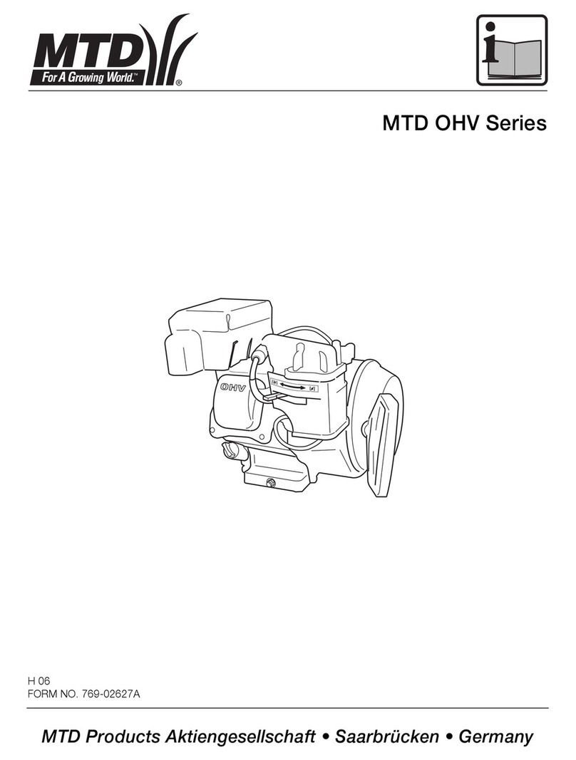 MTD OHV Series User manual