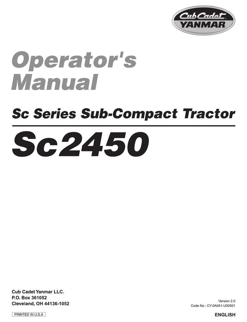Cub Cadet SC2450 User manual