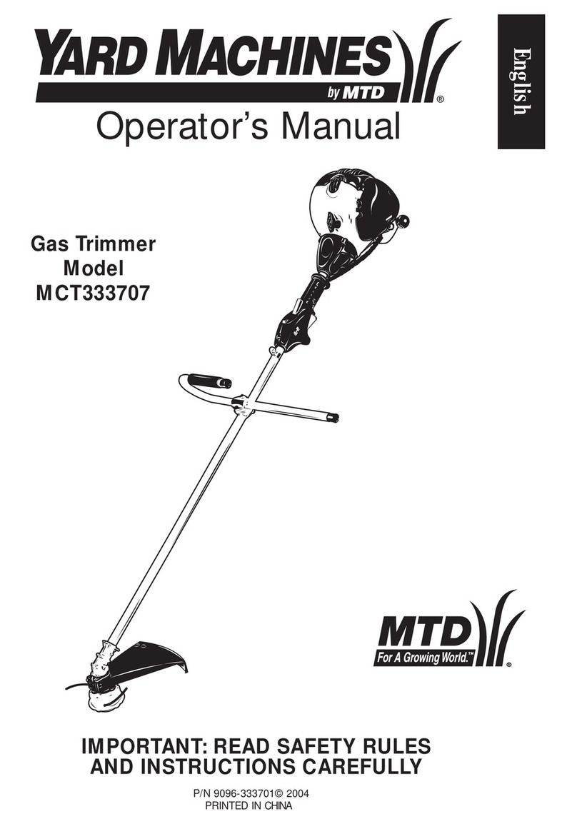 Yard Machines MCT333707 Operator's manual