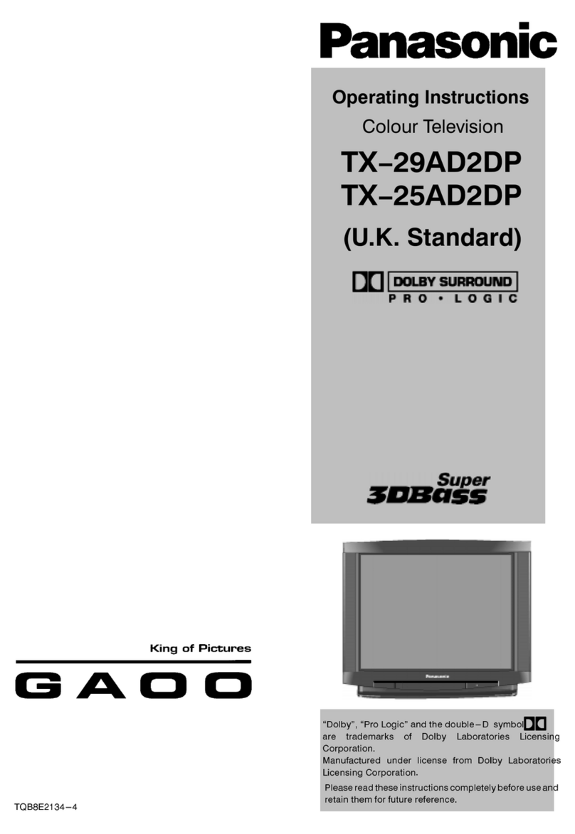 Panasonic Gaoo TX-25AD2DP User manual