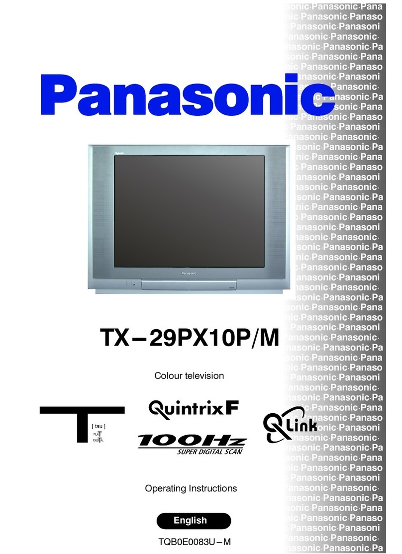 Panasonic QuintrixF TX-29PX10P/M User manual