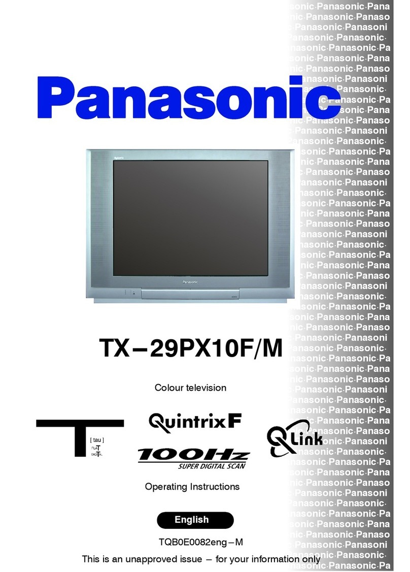 Panasonic QuintrixF TX-29PX10F/M User manual