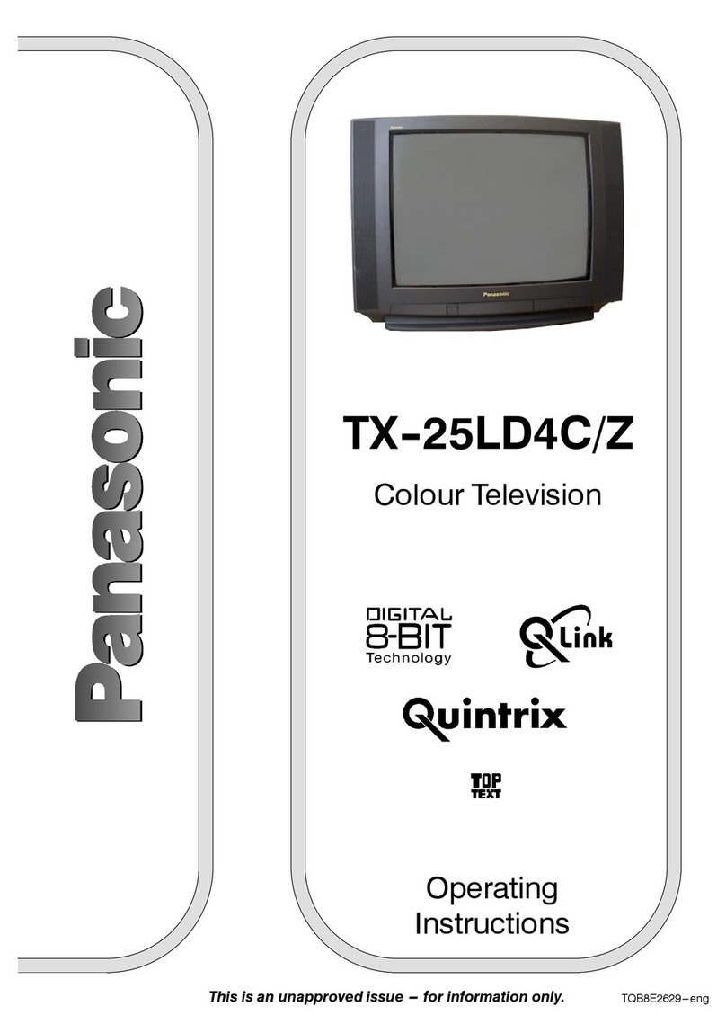 Panasonic Quintrix TX--25LD4C/Z User manual Panasonic Quintrix TX--25LD4C/Z User manual