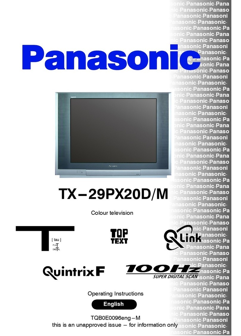Panasonic TX-29PX20DM operating instructions