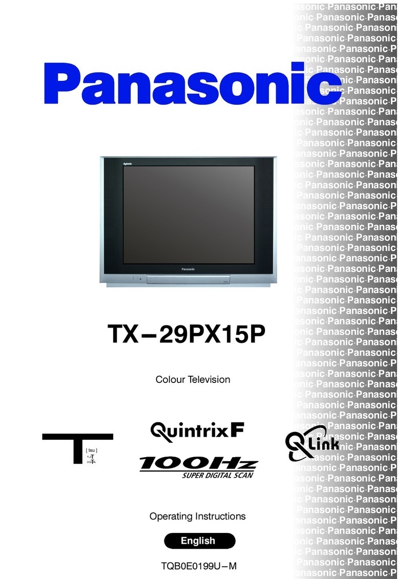 Panasonic QuintrixF TX-29PX15P User manual Panasonic QuintrixF TX-29PX15P User manual