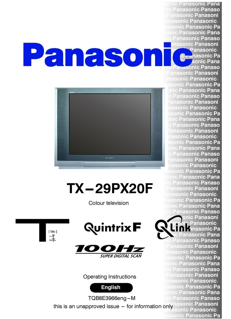 Panasonic QuintrixF TX-29PX20F User manual