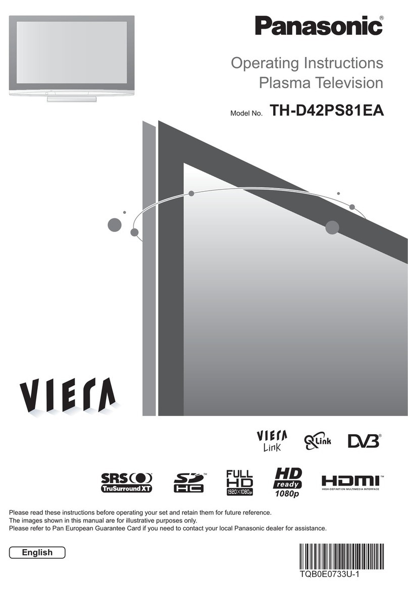 Panasonic Viera TH-D42PS81EA User manual Panasonic Viera TH-D42PS81EA User manual