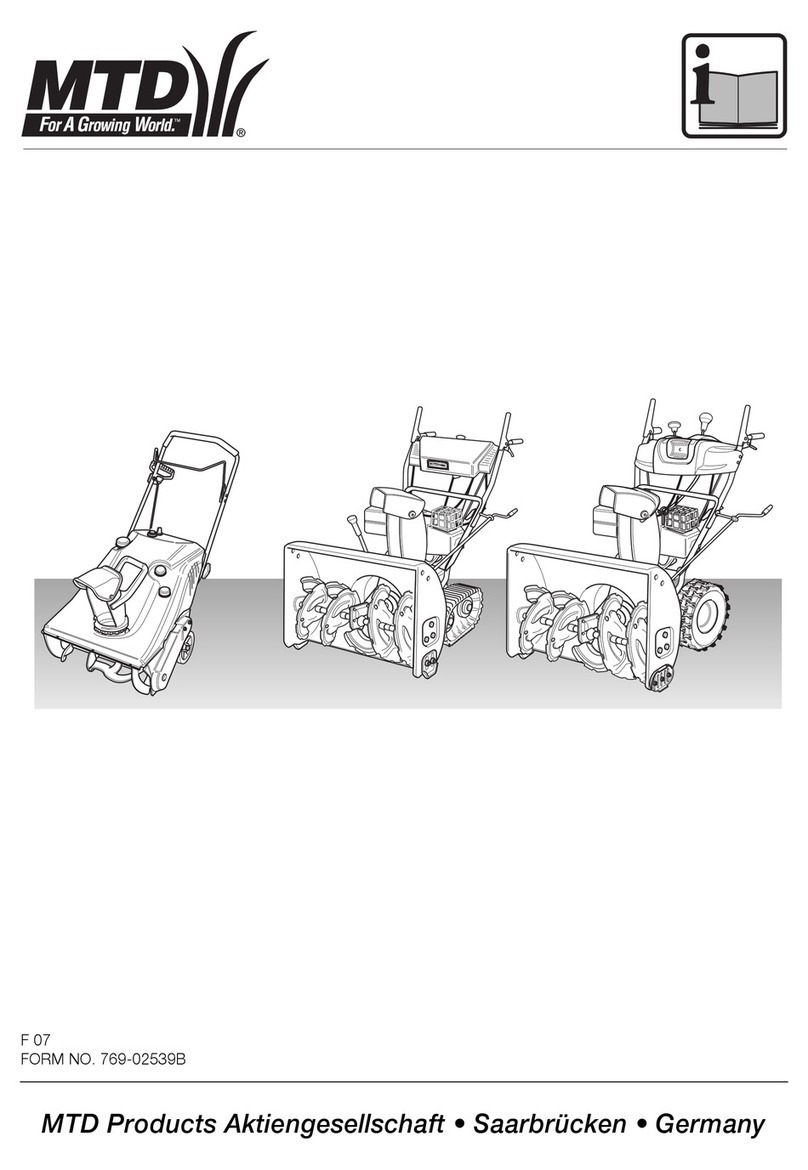 MTD SNOW BLOWERS user guide