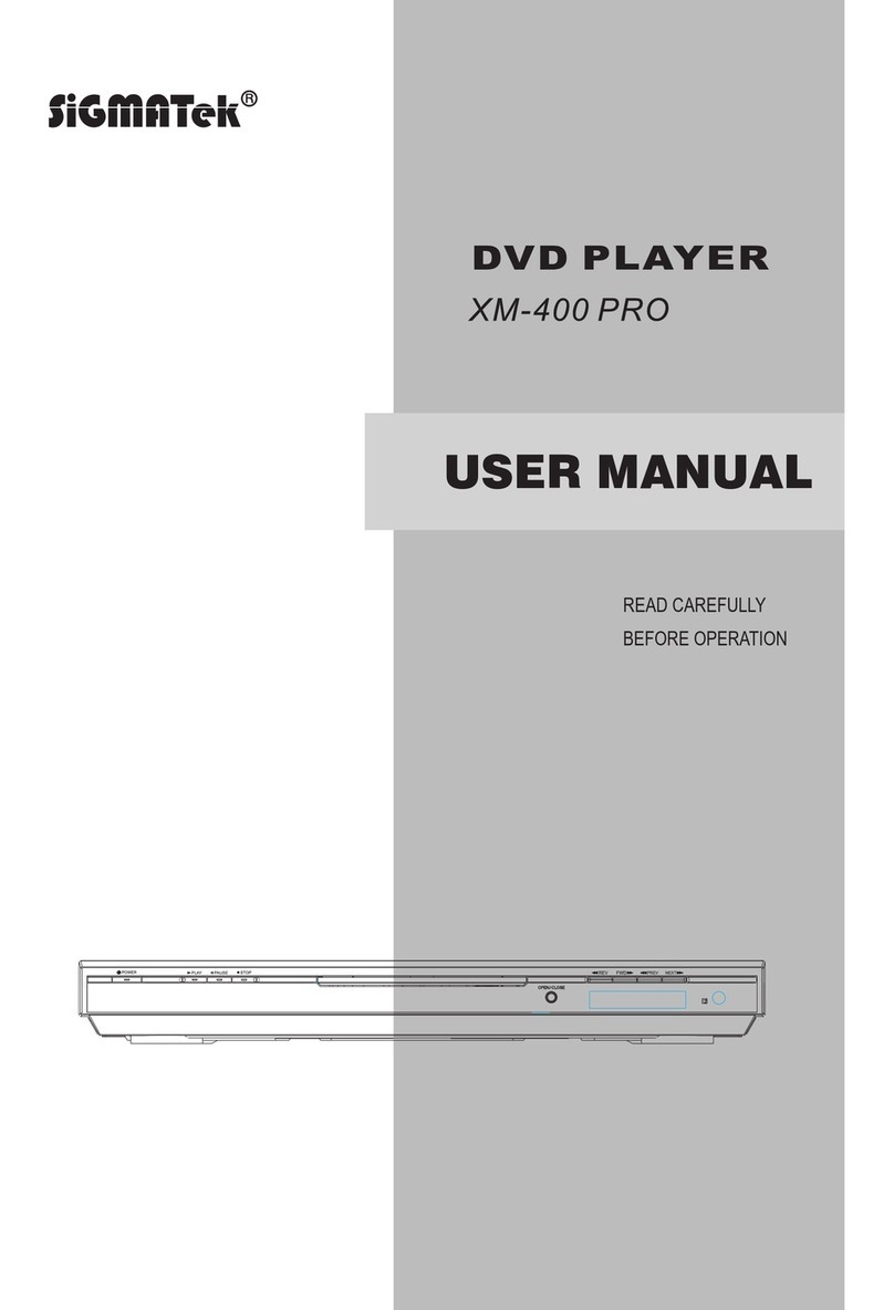 SIGMA TEK XM-400 PRO user manual