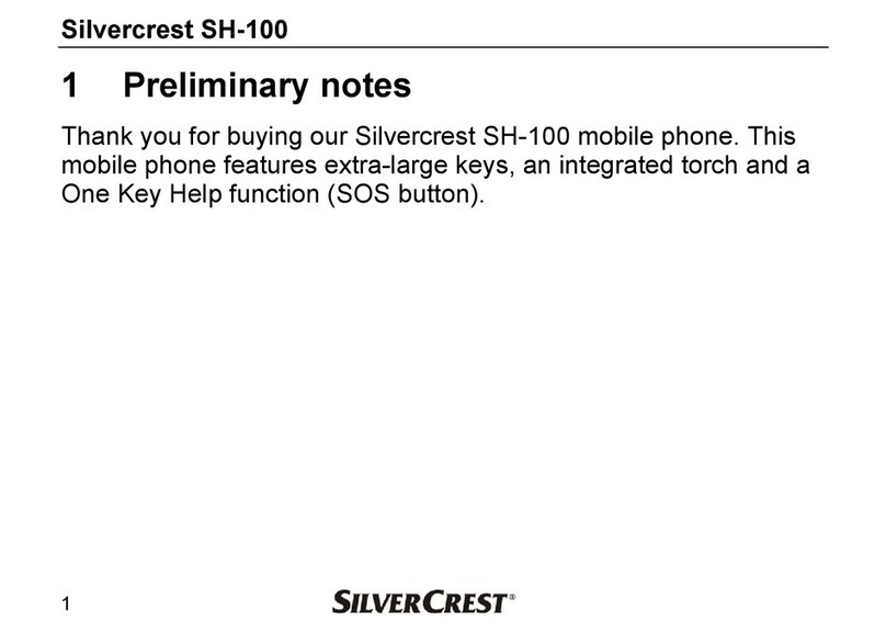 Silvercrest SH-100 User manual