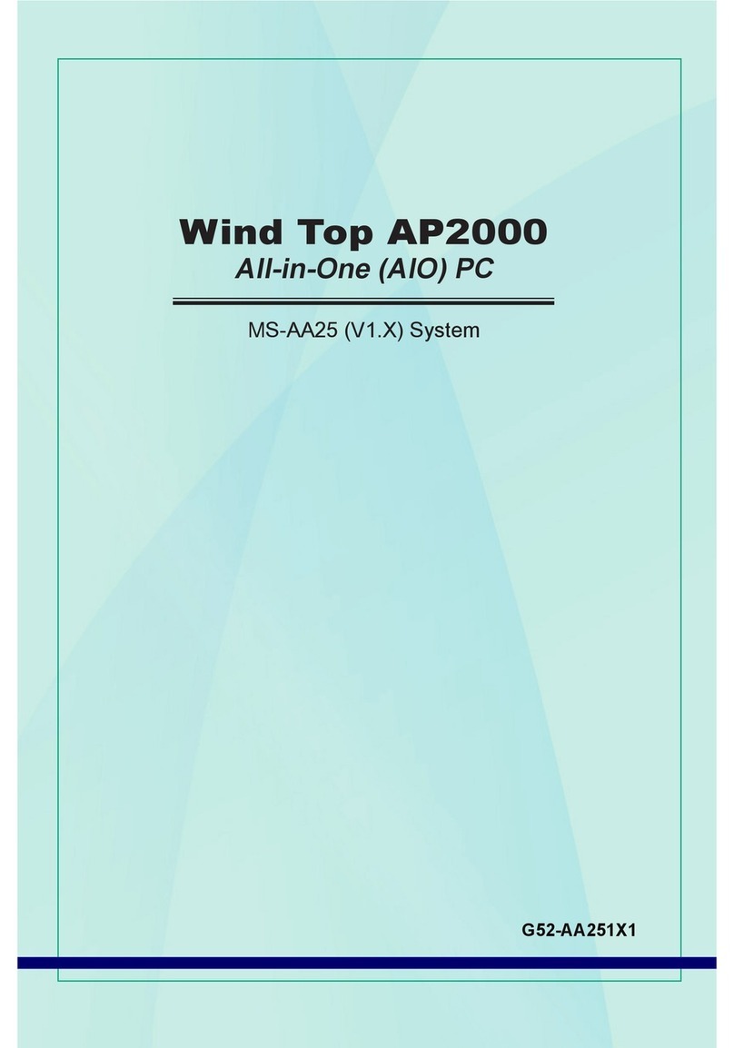 MSI WIND TOP AP2000 User manual MSI WIND TOP AP2000 User manual
