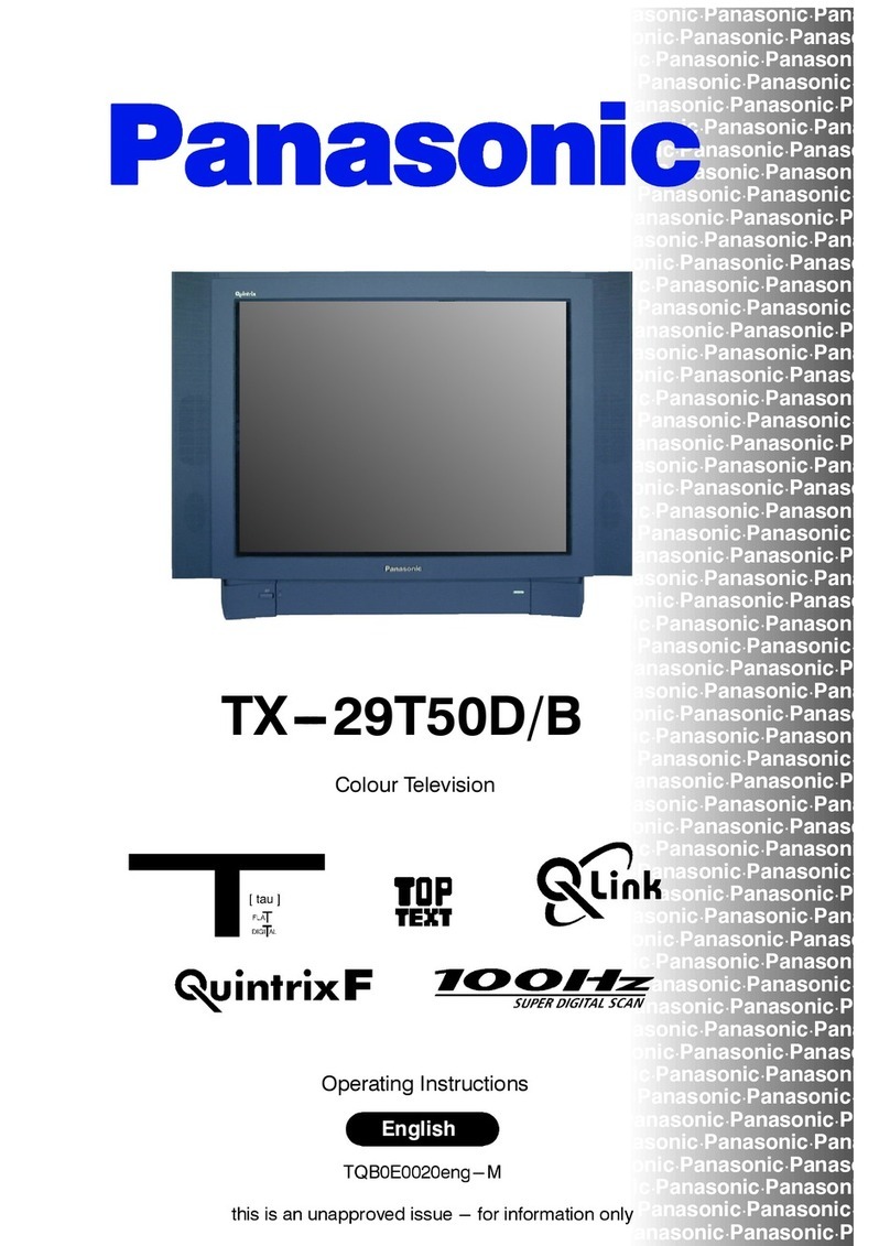 Panasonic TX-29T50DB User manual