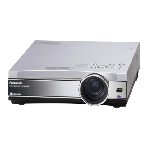 Panasonic PT-AE200E operating instructions