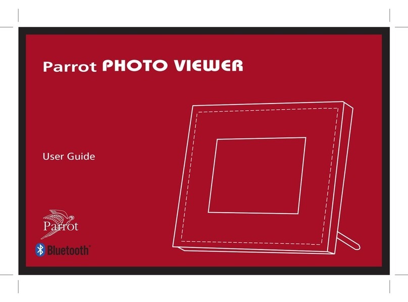 Parrot PHOTO VIEWER 7" User manual