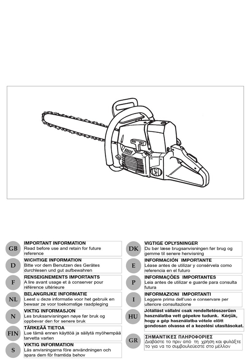 McCulloch PRO MAC 72 Operating manual