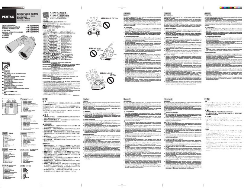 Pentax 8.40 PCF WP II owner's manual