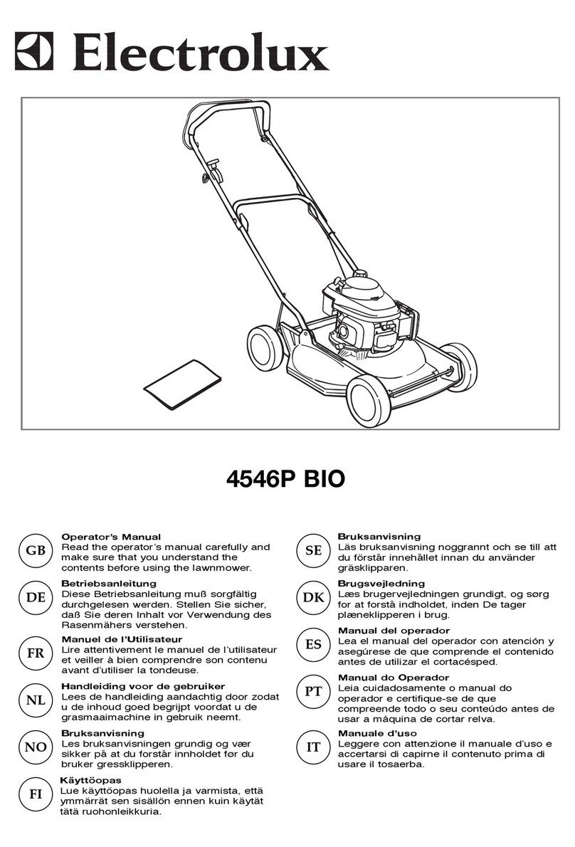 Electrolux 4546P BIO User manual
