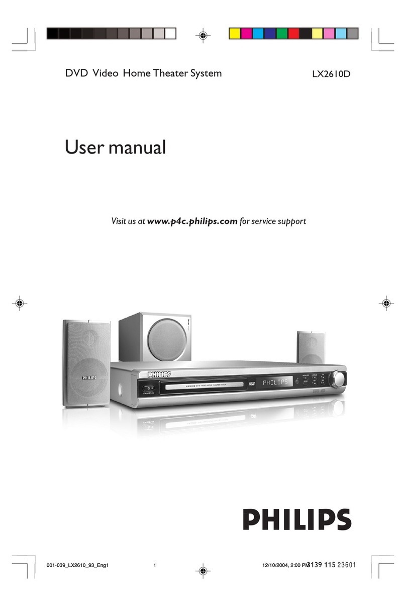 Philips LX2610D User manual