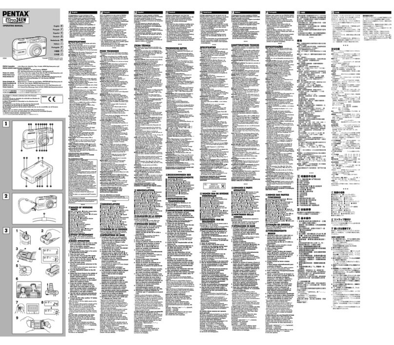 Pentax ESPIO 24EW operating manual