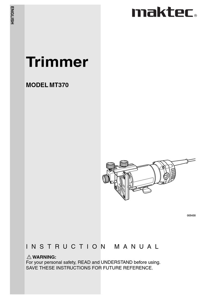 Maktec MT370 instruction manual
