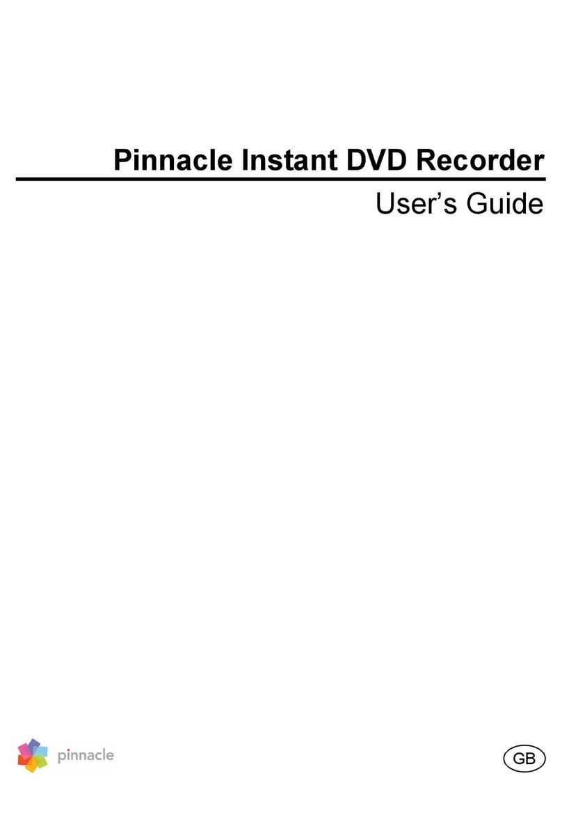 Pinnacle INSTANT DVD RECORDER User manual