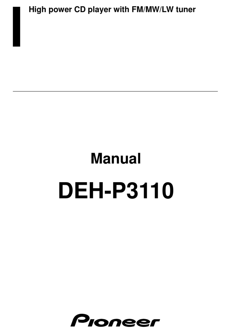 Pioneer DEH-P3110R User manual