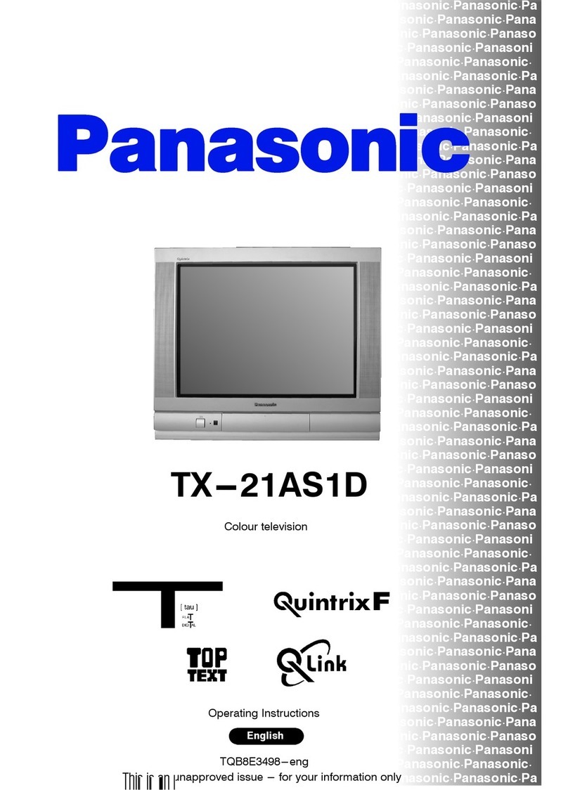Panasonic QuintrixF TX-21AS1D User manual